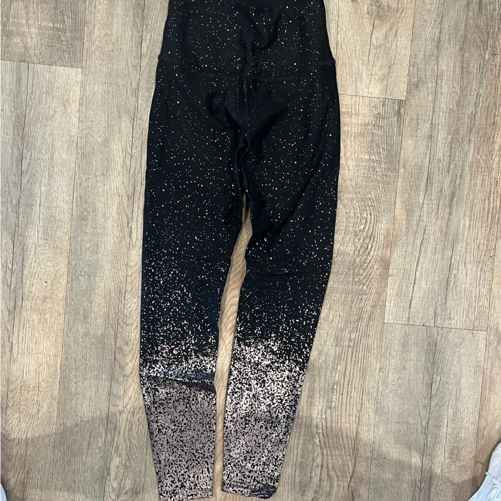 Beyond Yoga foil leggings